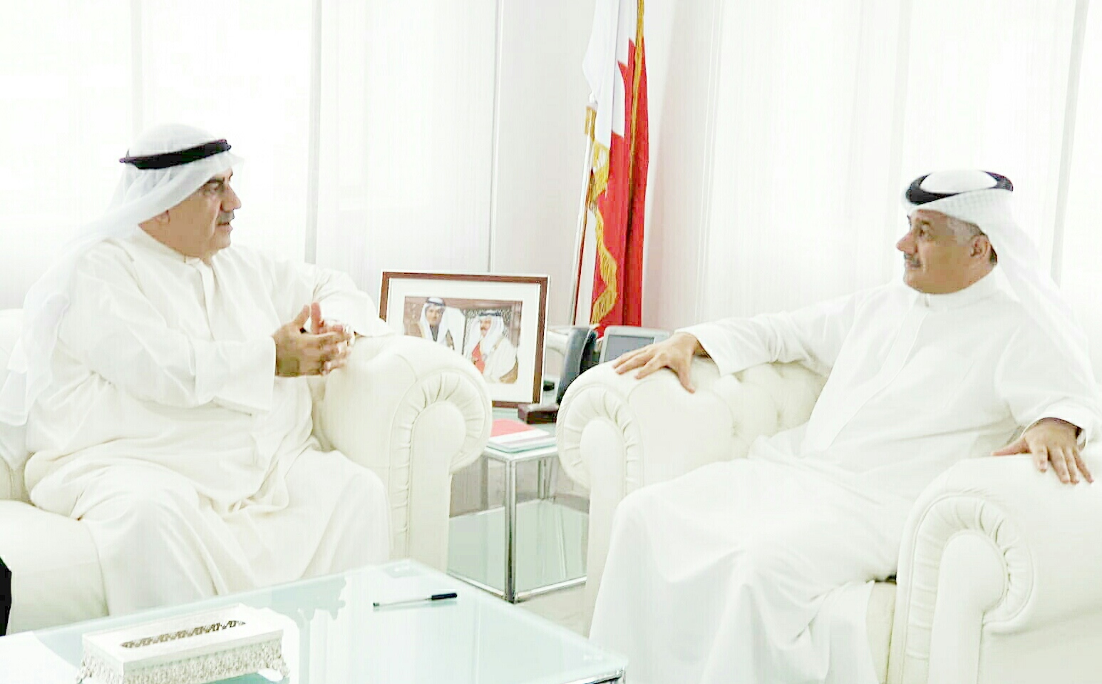 وزير المواصلات والاتصالات البحريني استقبل رئيس اللجنة المنظمة لمعرض الكويت للطيران 2020