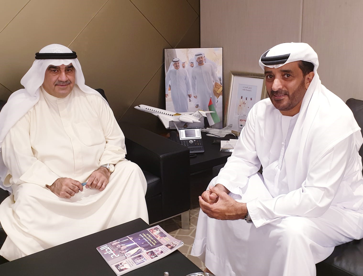 نائب الرئيس في مطارات دبي استقبل رئيس اللجنة المنظمة لمعرض الكويت للطيران 2020