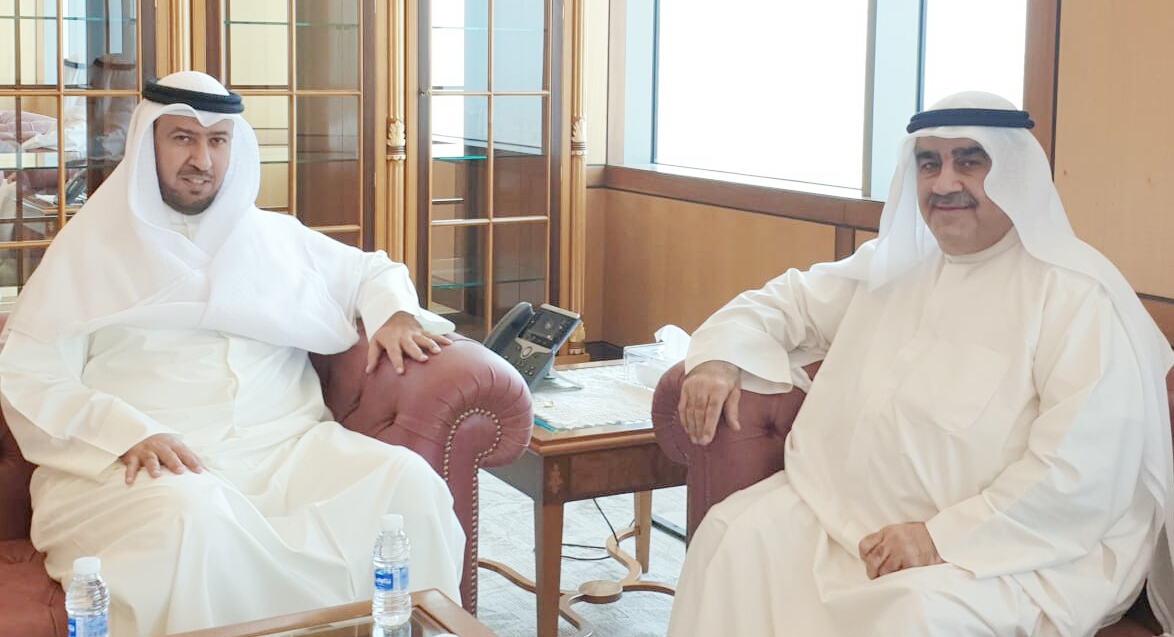 العفاسي التقى رئيس اللجنة المنظمة لمعرض الكويت للطيران 2020