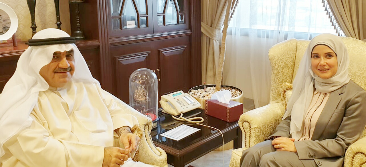 بوشهري استقبلت رئيس اللجنة المنظمة لمعرض الكويت للطيران 2020