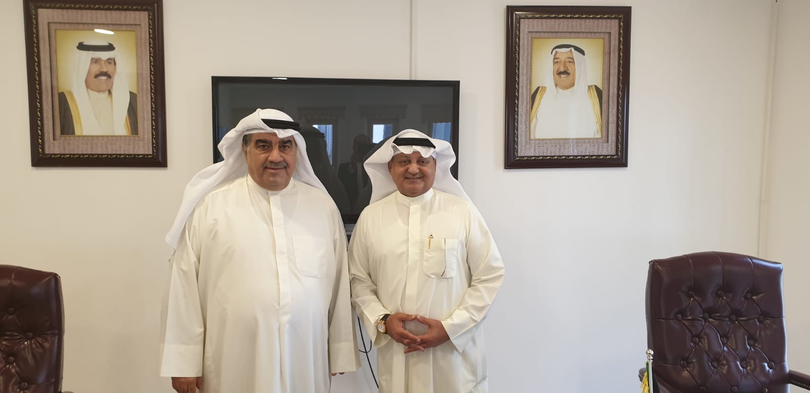 العواش استقبل رئيس اللجنة المنظمة لمعرض الكويت للطيران 2020